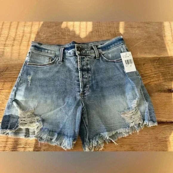 NWT Edyson Delon High Rise Denim Short ~Medium Camden ~ sz 27 & 30 - Picture 3 of 8